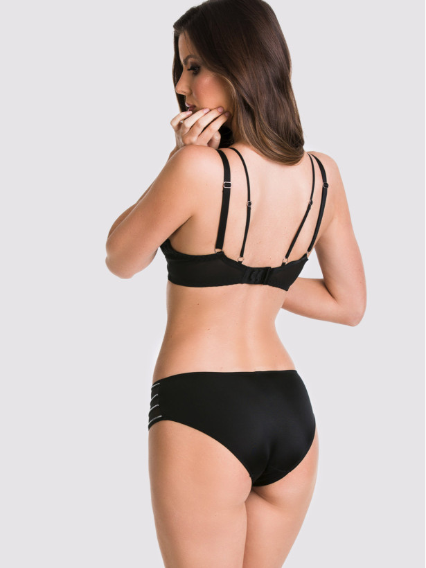 Bikini Panties with Silver Hip Accents Mediolano Royale 01109