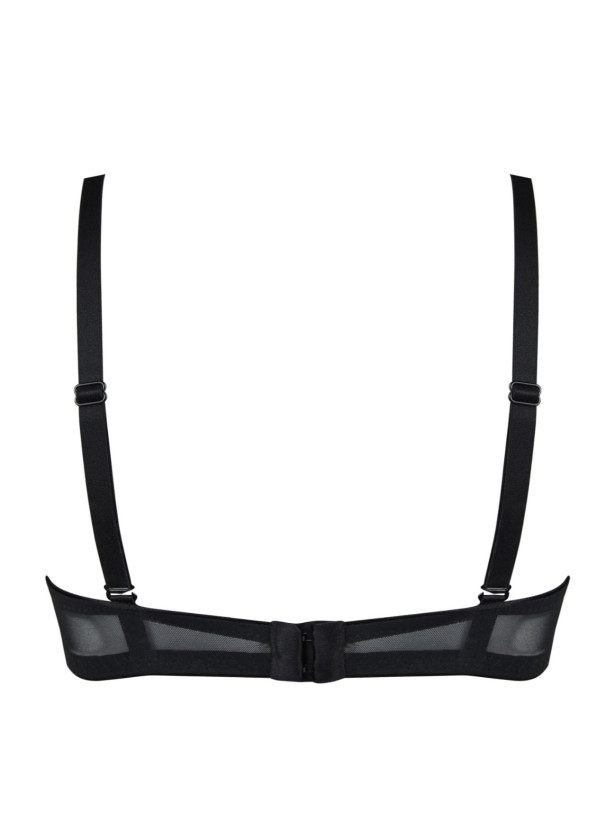 Black Lace Push-Up Bra Mediolano Amelia 19202 Black