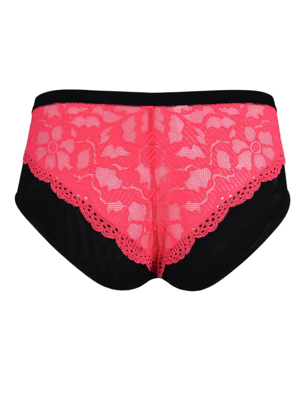 Brazilian Panties Neon Lace Mediolano Funny 19232 – Jet Black