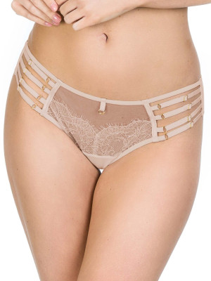Brazilian Panties Strappy Hips Mediolano Delice 19091 – Powder Beige