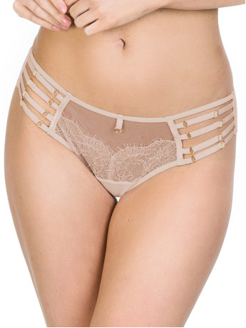 Brazilian Panties Strappy Hips Mediolano Delice 19091 – Powder Beige
