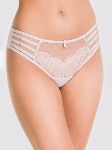 Brazilian-Slip mit Riemchen Mediolano Delice II 19091 – Helles Beige