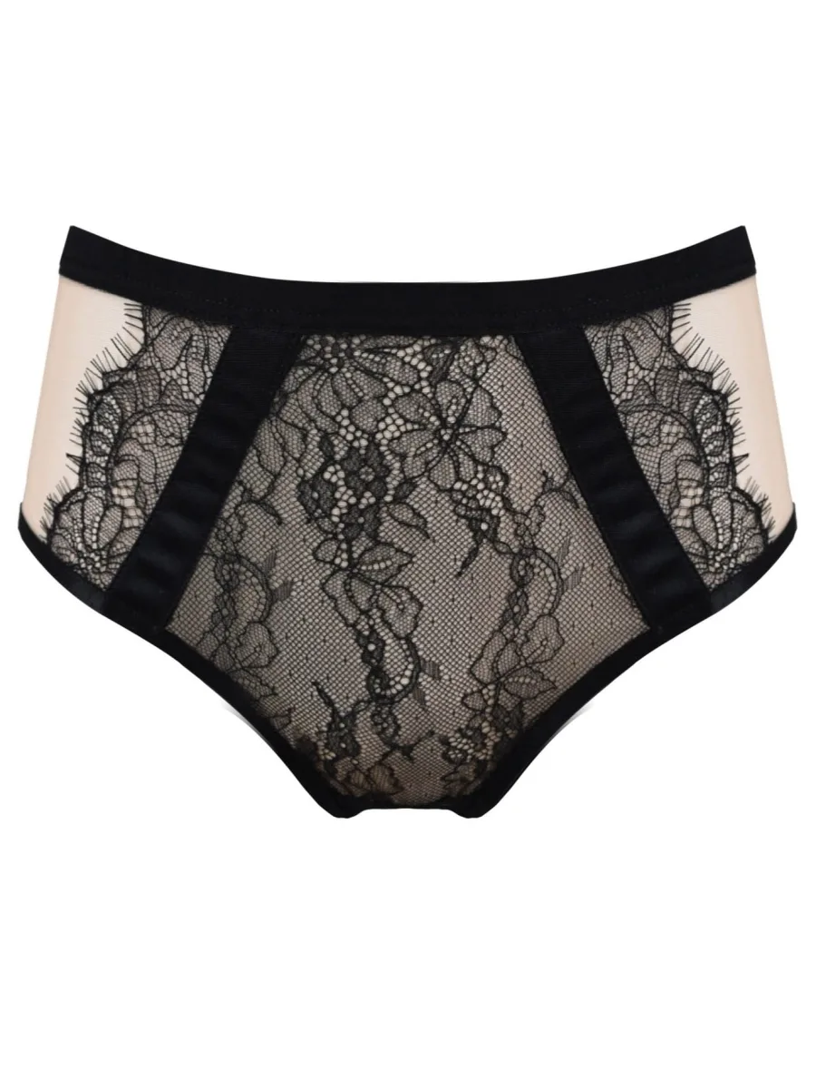 Brief Panties Invisible Back Mediolano 19245 Monaco – Black