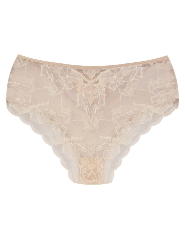 Slip mit Spitzenrückseite Mediolano Amelia 19201 – Helles Beige