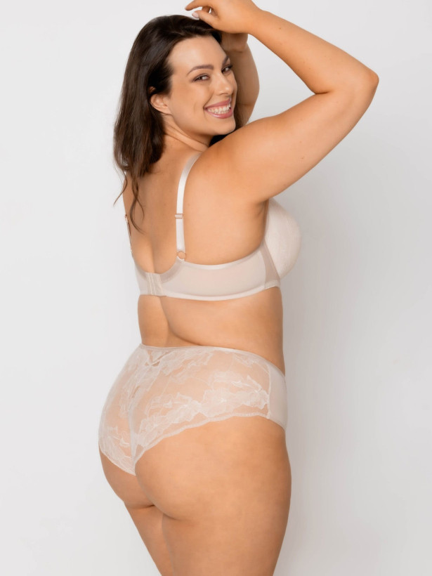 Slip mit Spitzenrückseite Mediolano Amelia 19201 – Helles Beige