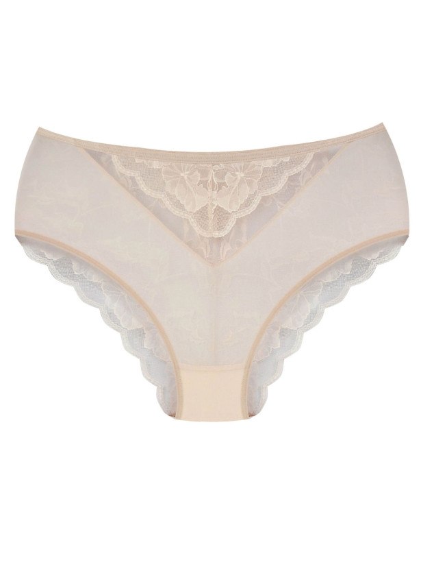 Slip mit Spitzenrückseite Mediolano Amelia 19201 – Helles Beige