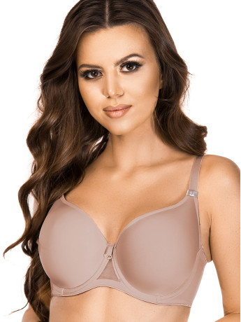 Lightweight Smooth Spacer Bra Mediolano Laura Mocha 19020