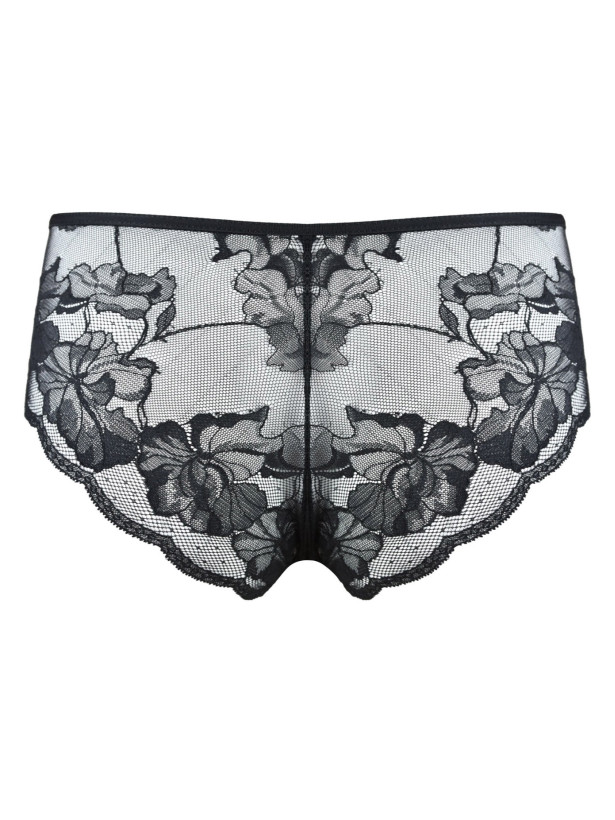 Luxurious Black Lace Brazilian Panties Mediolano Amelia 19201