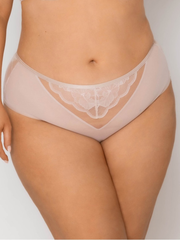 Brief Panties Lace Back Mediolano Amelia 19201 – Light Beige