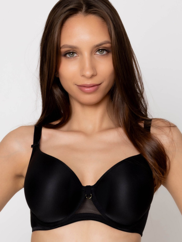 T-Shirt Bra Spacer Mediolano Elena 19140 – Jet Black