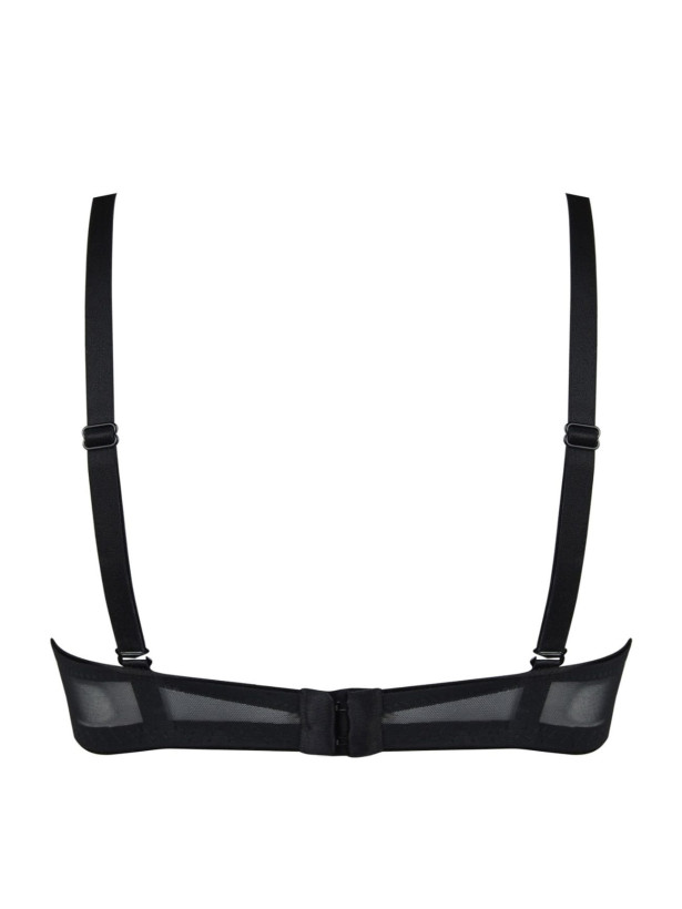 Push-Up Bra Mediolano Amelia 19202 – Jet Black Lace Support