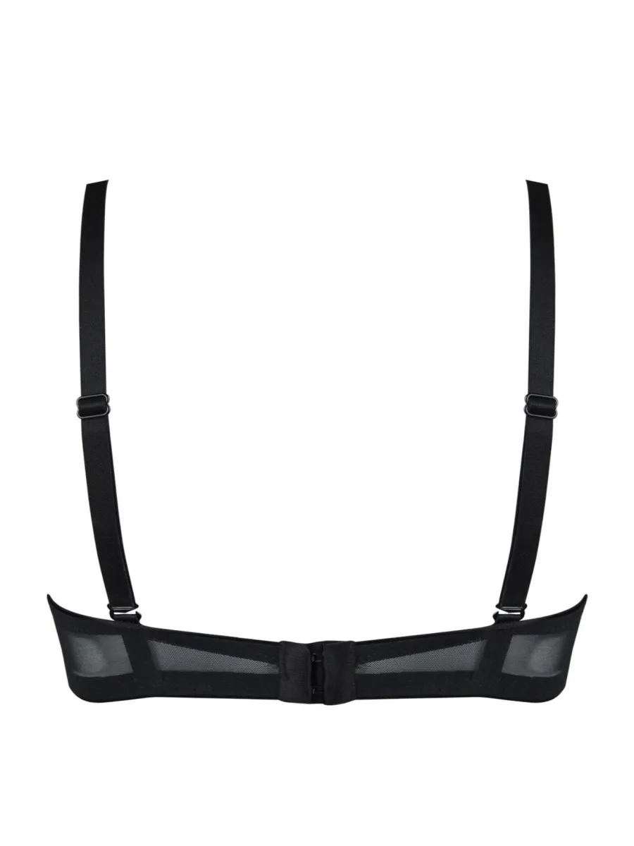 Push-Up Bra Mediolano Amelia 19202 – Jet Black Lace Support