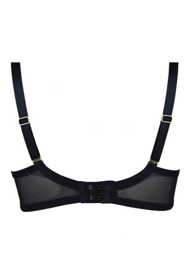 Push-Up Bra Removable Straps Mediolano Queen 19061 – Jet Black