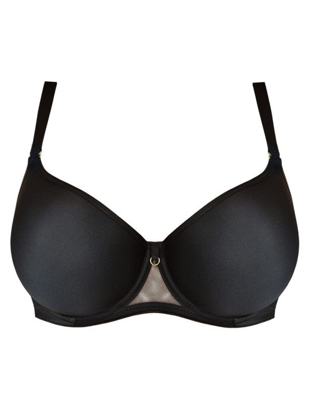 Push-Up Bra Removable Straps Mediolano Queen 19061 – Jet Black