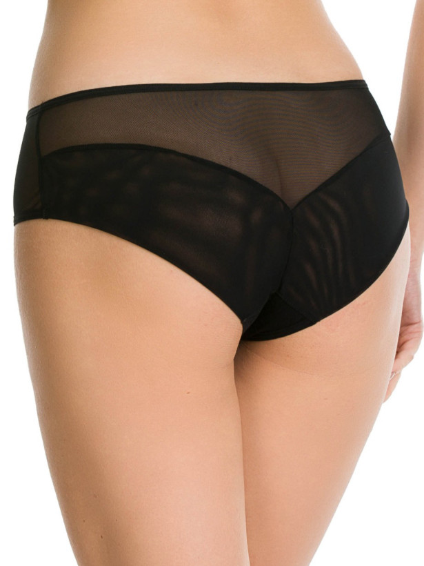 Satin Accented Panties Mediolano Bolero Red 01102