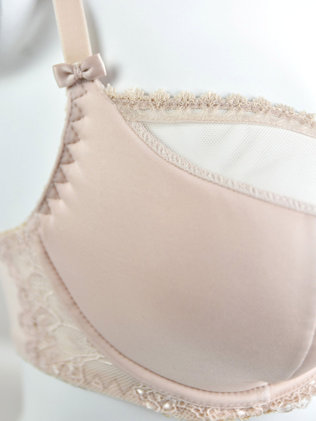 Semi-Soft Beige Bra Mediolano Ciao 01105