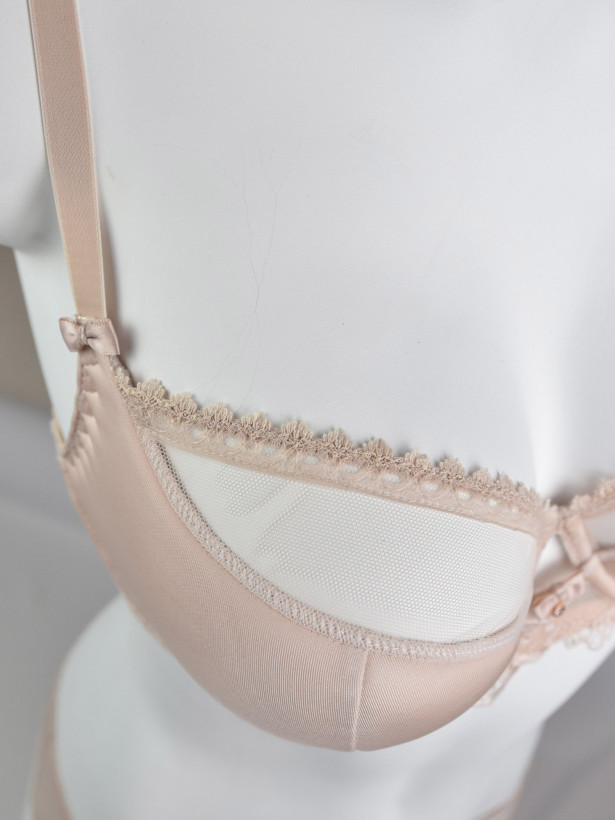Semi-Soft Beige Bra Mediolano Ciao 01105