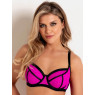 Soft Cup Underwired Bra Architectural Banding Mediolano Joy – Vivid Fuchsia