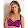 Soft Cup Underwired Bra Architectural Banding Mediolano Joy – Vivid Fuchsia