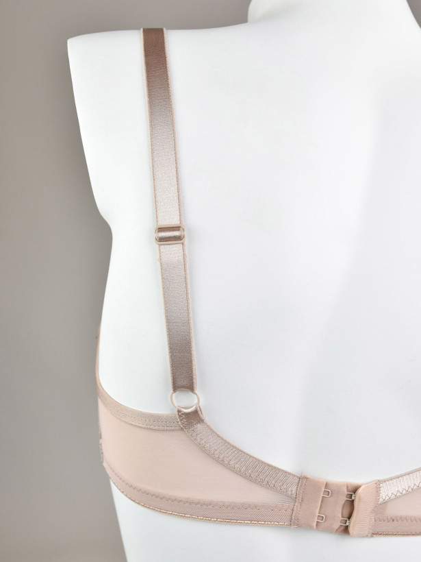 Soft Underwire Embroidery Bra Mediolano Roma Plunge 19178