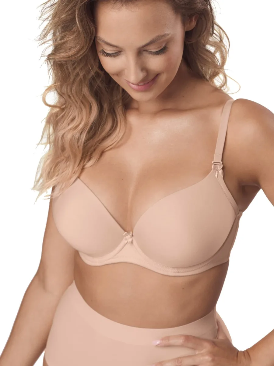 Beigefarbener Push-up-BH Mefemi Ida – Unsichtbar unter der Kleidung