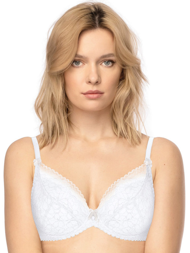 Lace Plunge Push-Up Bra Mefemi Elisabeth – Adjustable Volume