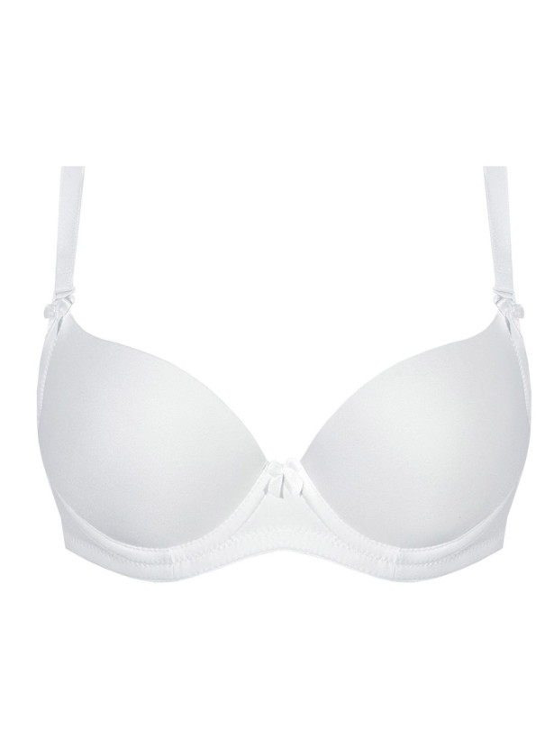 Classic Double Push-Up Bra Mefemi Ida White – Radiant & Fresh