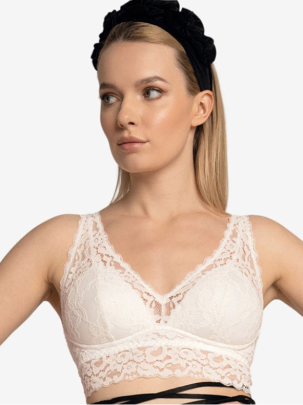Lace Bralette Mefemi Kaja – Wireless Padded Comfort