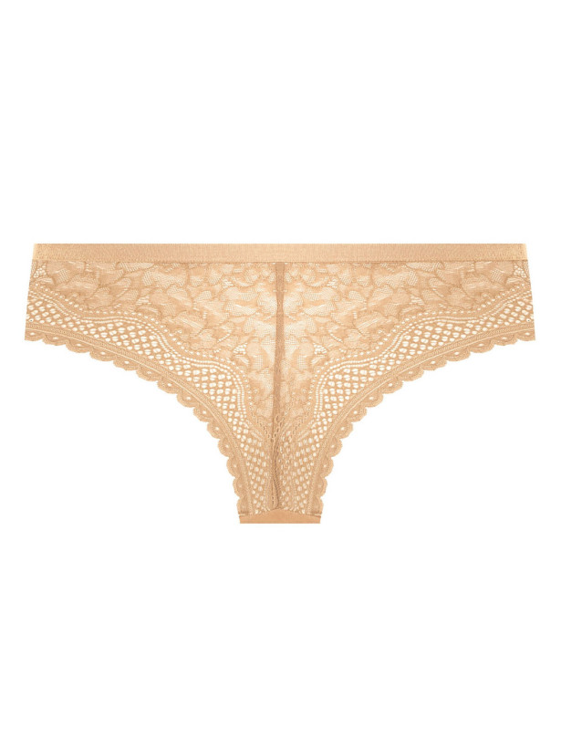 Nude Lace Brazilian Panties Mefemi Clarisa – Invisible Elegance