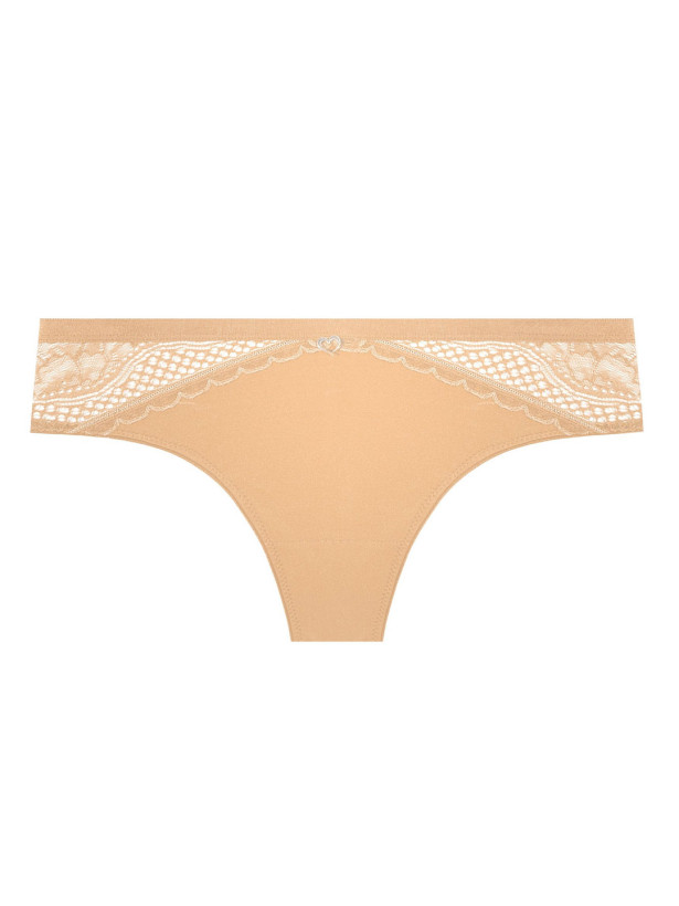 Nude Lace Brazilian Panties Mefemi Clarisa – Invisible Elegance