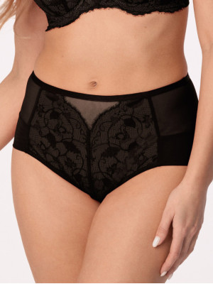 High-Waist-Slip aus Spitze Mefemi Rosalia – Glättende Silhouette