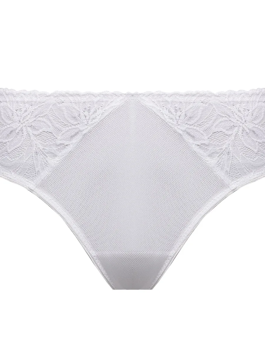Floral Lace Brazilian Panties Mefemi Laura – Feminine White Underwear
