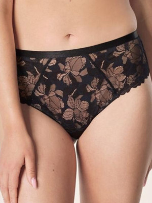 High-Waist Lace Brazilian Panties Mefemi Hanna – Cheeky Lift & Comfort