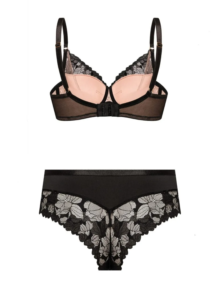 High-Waist Lace Brazilian Panties Mefemi Hanna – Cheeky Lift & Comfort