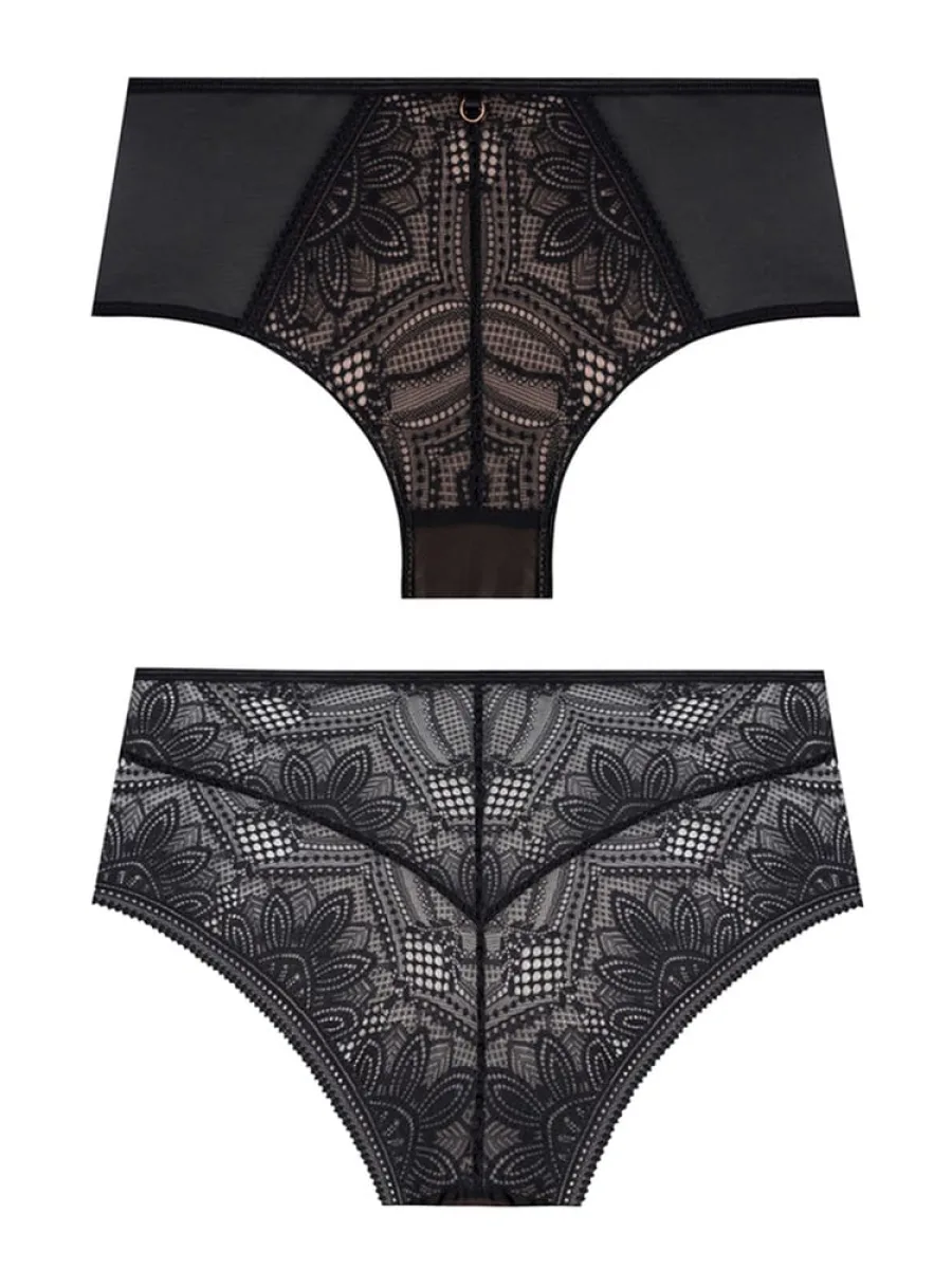 High-Waist-Slip aus Spitze Mefemi Desire – Raffinierte Kontrast-Silhouette