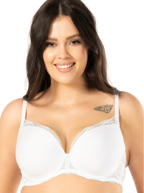 Lace-Trim Push-Up Bra Mefemi Pepite – Removable Padding