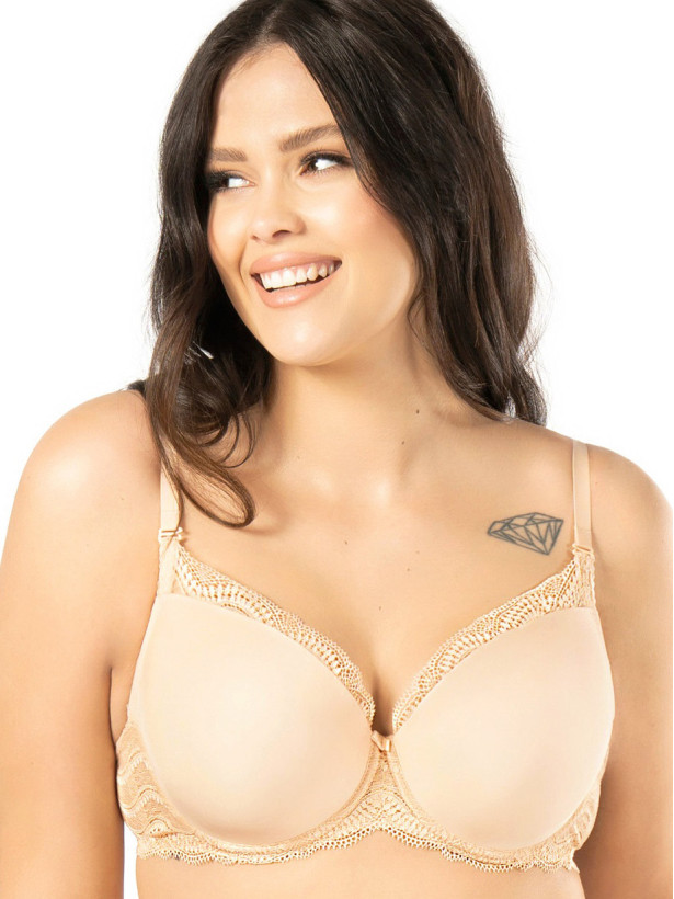 Lace-Trim Push-Up Bra Mefemi Pepite – Removable Padding