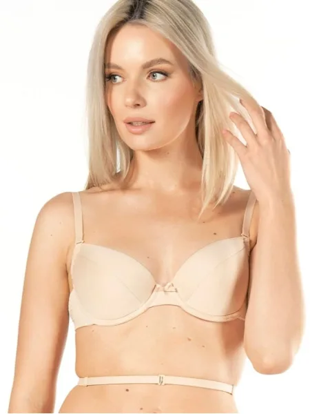 Multiway Push-up-BH Mefemi Lena 02 Beige – Für einen tiefen Rücken