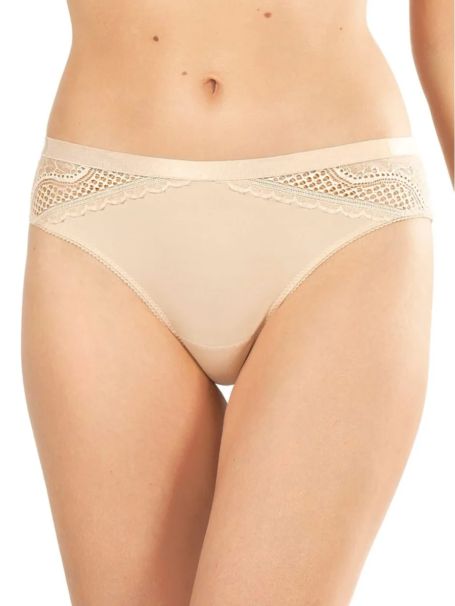 Nude Brazilian-Slip aus Spitze Mefemi Clarisa – Unsichtbare Eleganz