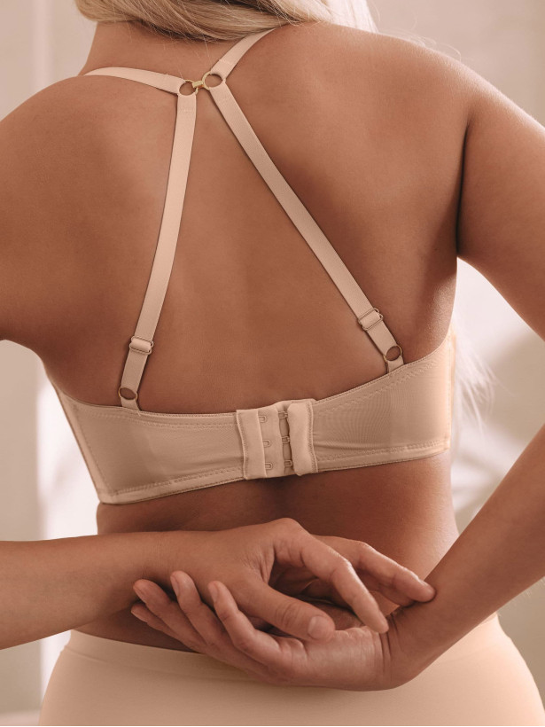 Smooth Push-Up Bra Mefemi Amelia – Wireless Plunge Comfort