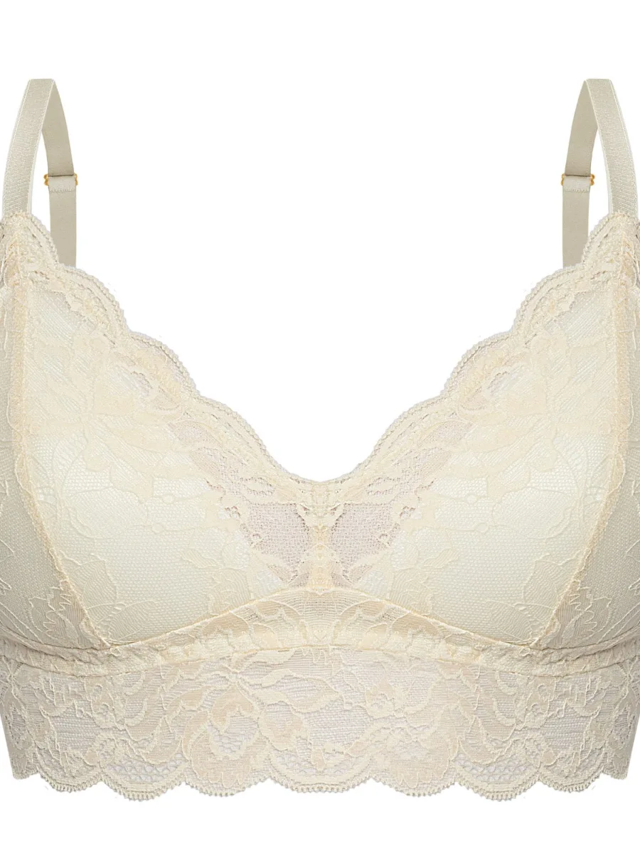 Bügelloses Longline-Bralette Mefemi Kaja – Baumwollgefüttert