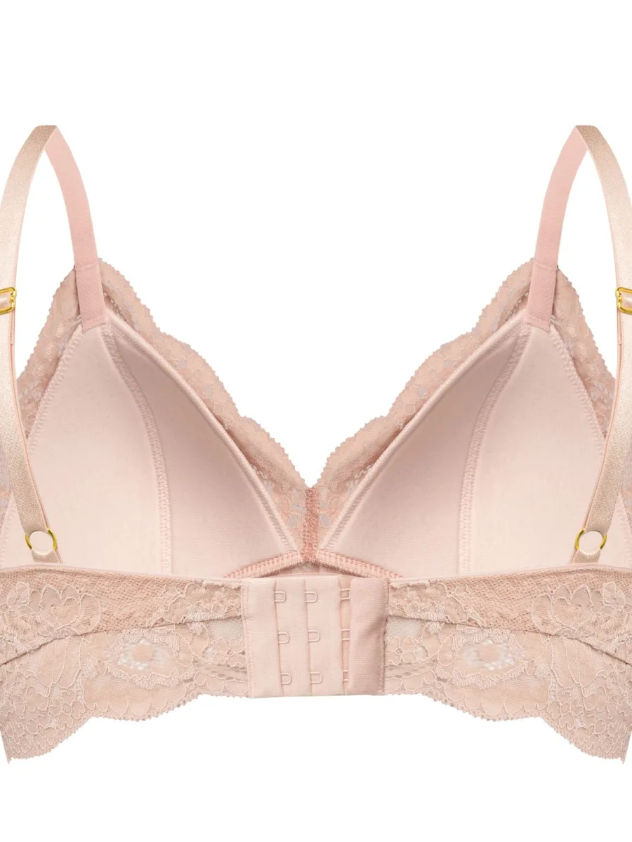 Bügelloses Longline-Bralette Mefemi Kaja – Baumwollgefüttert