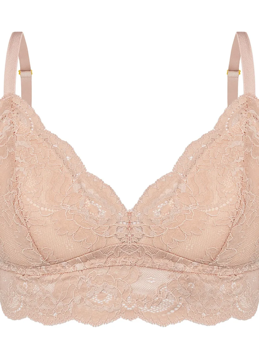 Bügelloses Longline-Bralette Mefemi Kaja – Baumwollgefüttert