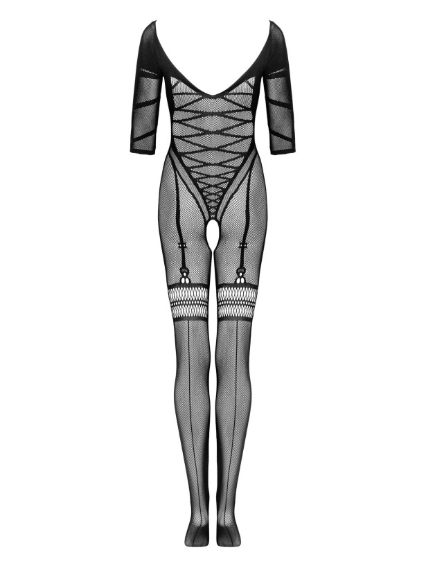 Obsessive G329 Ouvert-Bodystocking aus Netzmaterial