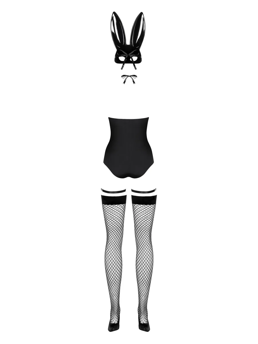 Black Bunny Set Obsessive Bunny — Sexy Lingerie
