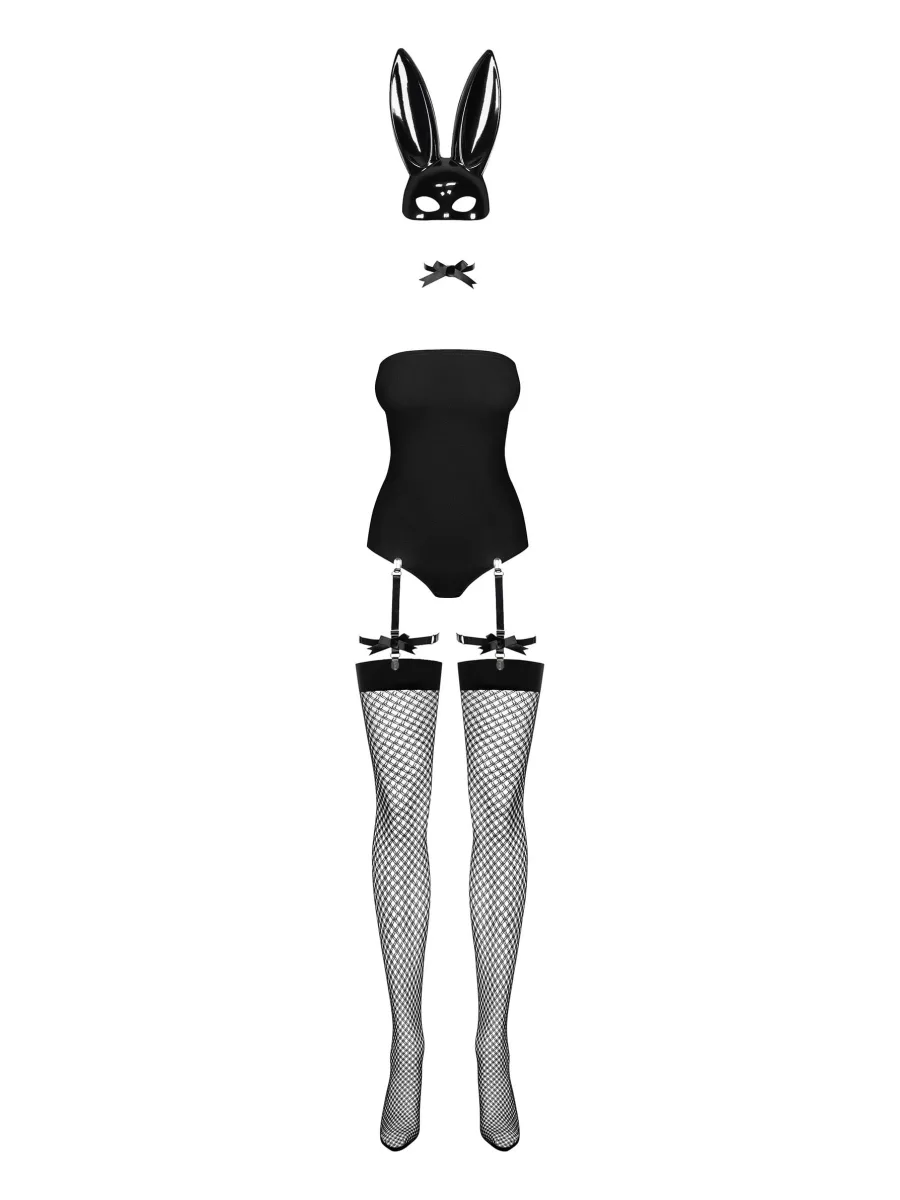 Black Bunny Set Obsessive Bunny — Sexy Lingerie