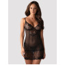 Black Chemise Obsessive Alluria — Underwired Lace