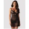 Black Chemise Obsessive Alluria — Underwired Lace