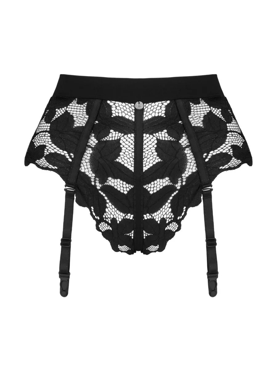 Black Garter Panties Obsessive Editya — Lace Detail