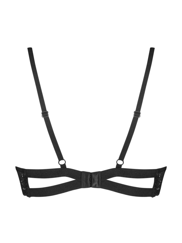 Black Lace Bra Obsessive Nutris — Underwired Cups
